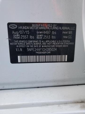 2016 HYUNDAI SONATA SE - 5NPE24AF1GH285024