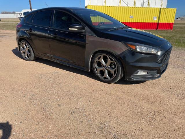 FORD FOCUS ST 2015 black hatchbac gas 1FADP3L92FL255366 photo #1