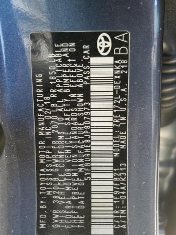 2018 TOYOTA COROLLA L - 5YFBURHE8JP807973