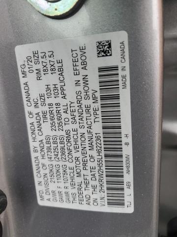 2020 HONDA CR-V EX - 2HKRW2H55LH622361