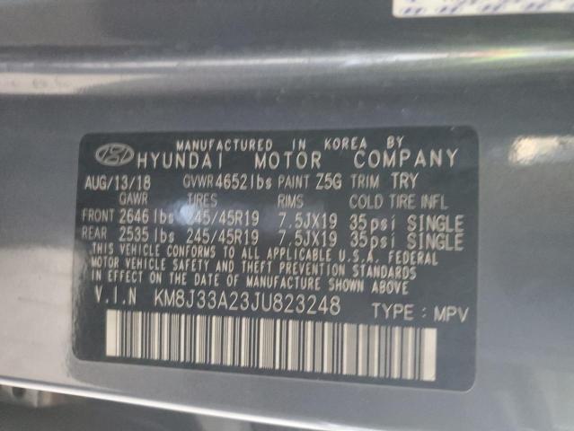 2018 HYUNDAI TUCSON VAL - KM8J33A23JU823248