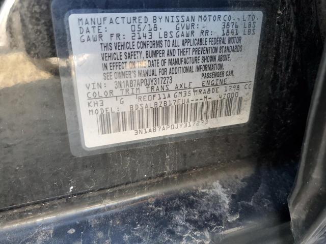 2018 NISSAN SENTRA S - 3N1AB7AP0JY317273