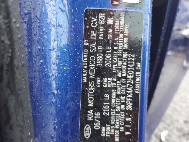 2017 KIA FORTE LX - 3KPFK4A72HE014122