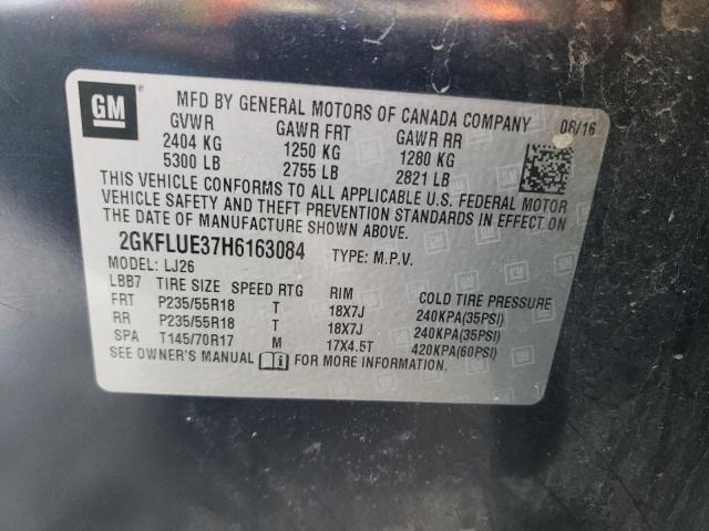 2017 GMC TERRAIN SL - 2GKFLUE37H6163084