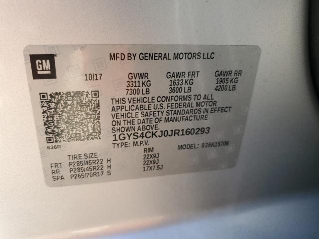2018 CADILLAC ESCALADE P - 1GYS4CKJ0JR160293