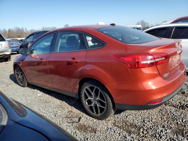 FORD FOCUS SE 2018 red  gas 1FADP3F28JL254696 photo #3