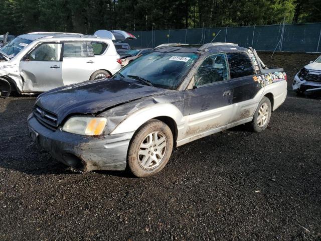 SUBARU BAJA SPORT 2003 black  gas 4S4BT62C137111139 photo #1