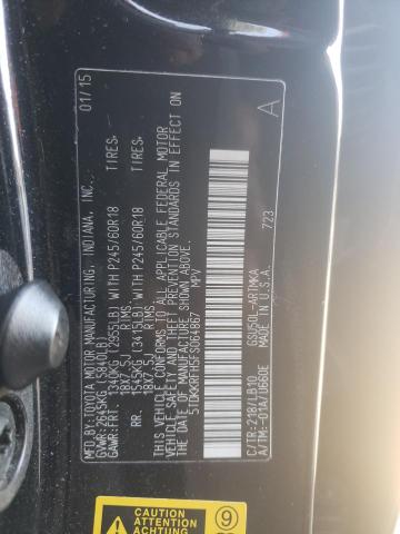 2015 TOYOTA HIGHLANDER 5TDKKRFH5FS064867