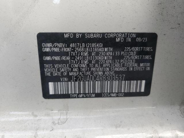 2024 SUBARU CROSSTREK - JF2GUADC4R8303537