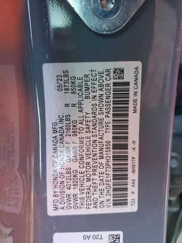 2023 HONDA CIVIC EX 2HGFE1F73PH315856
