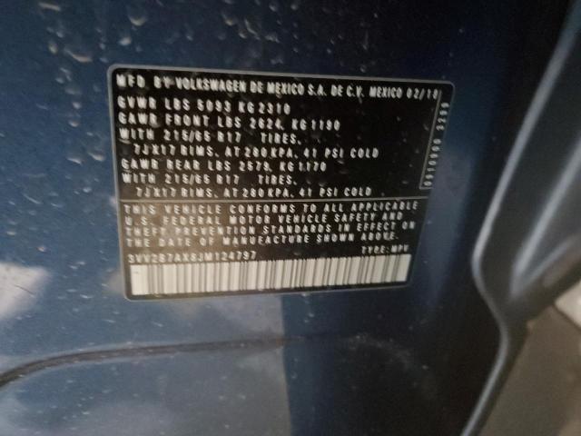 2018 VOLKSWAGEN TIGUAN SE - 3VV2B7AX8JM124797