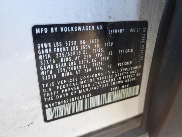 2022 VOLKSWAGEN ID.4 PRO S - WVGTMPE21NP055684