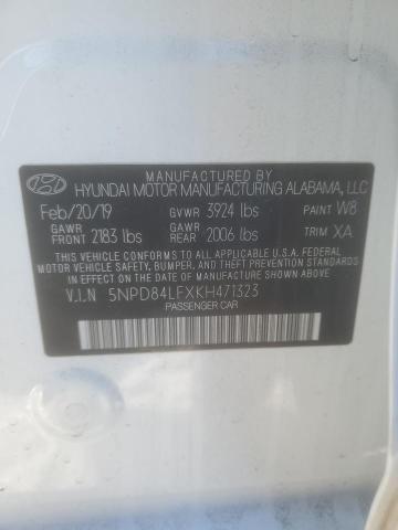 2019 HYUNDAI ELANTRA SE - 5NPD84LFXKH471323