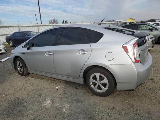 TOYOTA PRIUS 2013 silver  hybrid engine JTDKN3DU7D5544092 photo #3