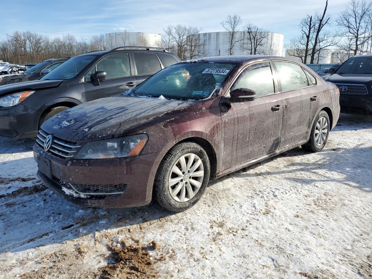 Lot #3055311362 2013 VOLKSWAGEN PASSAT S