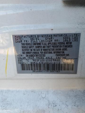 2021 NISSAN SENTRA SV 3N1AB8CV7MY322783