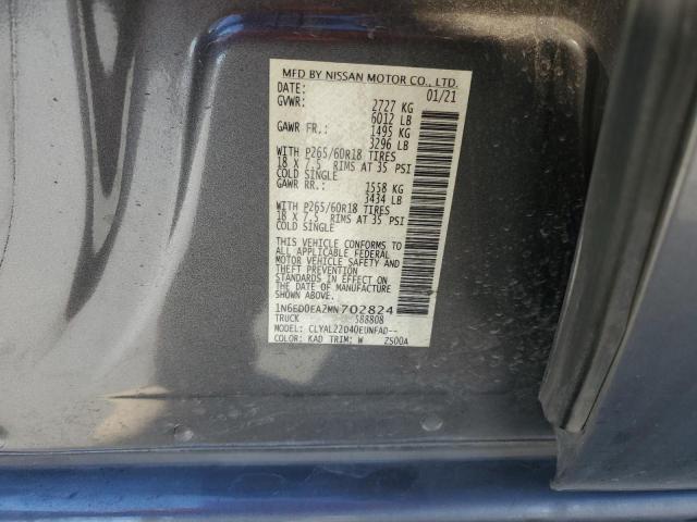 2021 NISSAN FRONTIER S - 1N6ED0EA2MN702824