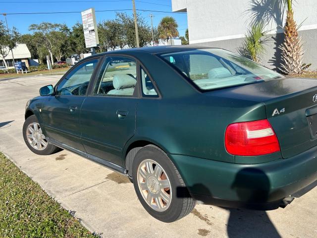 AUDI A4 1.8T 1998 green sedan 4d gas WAUBB68D7WA007878 photo #4