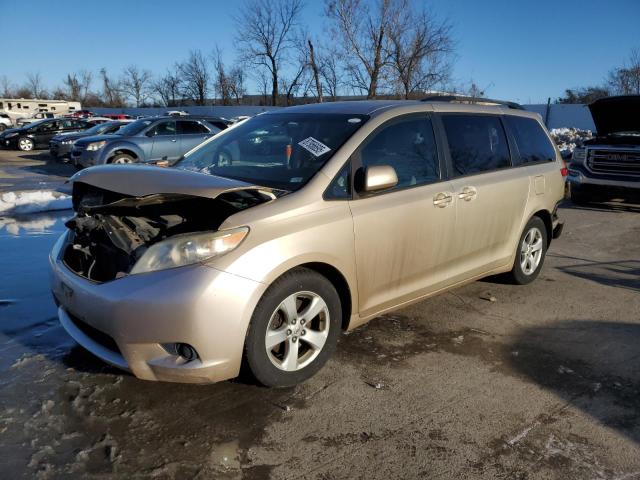 TOYOTA SIENNA LE 2013 gold sports v gas 5TDKK3DC6DS357632 photo #1