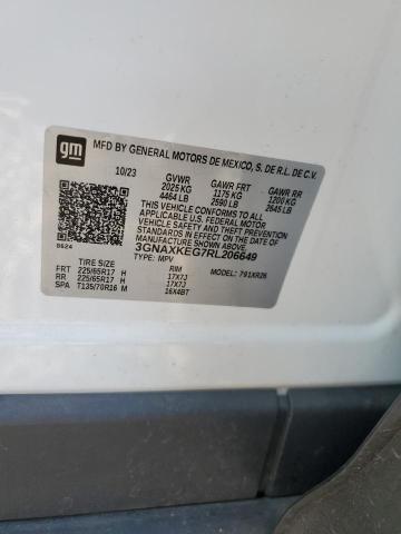 2024 CHEVROLET EQUINOX LT 3GNAXKEG7RL206649