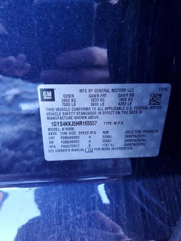 2017 CADILLAC ESCALADE E - 1GYS4KKJ5HR165557