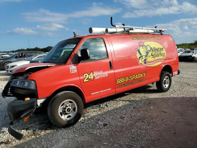 GMC SAVANA G25 2020 red  gas 1GTW7BFP2L1247203 photo #1