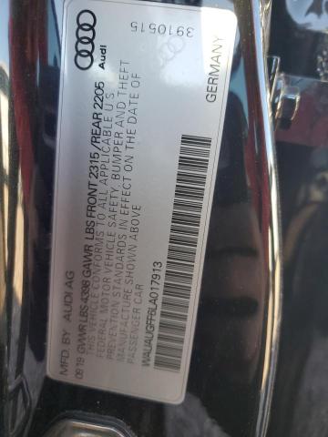 2020 AUDI A3 WAUAUGFF6LA017913