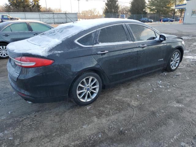 FORD FUSION SE 2017 black  hybrid engine 3FA6P0LU9HR148251 photo #4