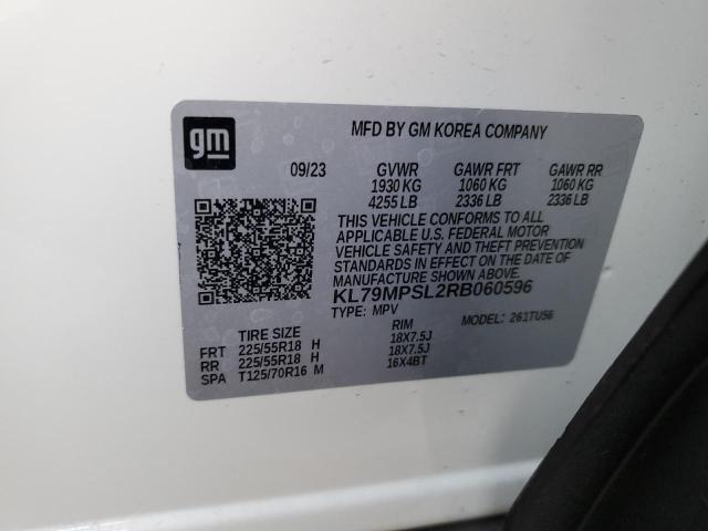 2024 CHEVROLET TRAILBLAZE - KL79MPSL2RB060596