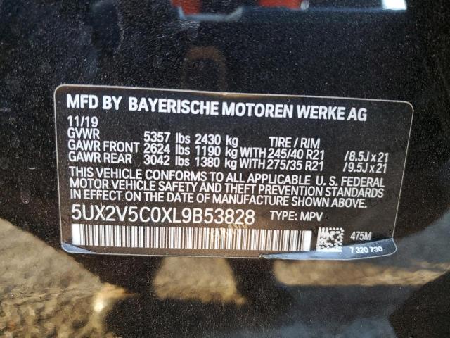 2020 BMW X4 XDRIVEM 5UX2V5C0XL9B53828