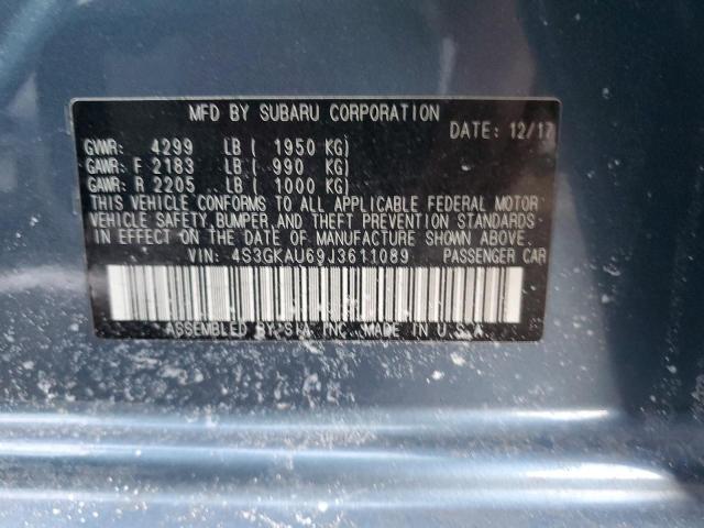 2018 SUBARU IMPREZA LI - 4S3GKAU69J3611089