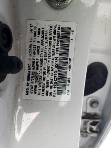 2017 HONDA CIVIC 19XFC2F79HE051839