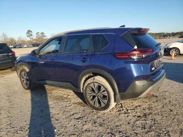 NISSAN ROGUE SV 2022 blue  Gasoline 5N1BT3BA6NC724011 photo #3