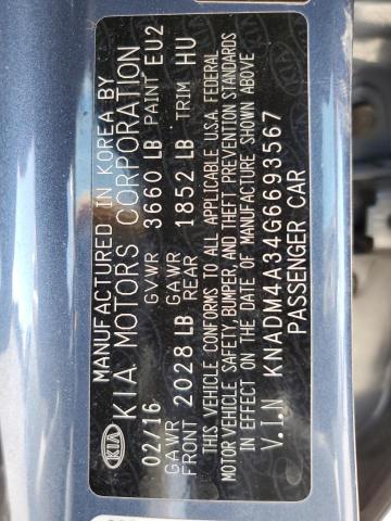 2016 KIA RIO LX - KNADM4A34G6693567