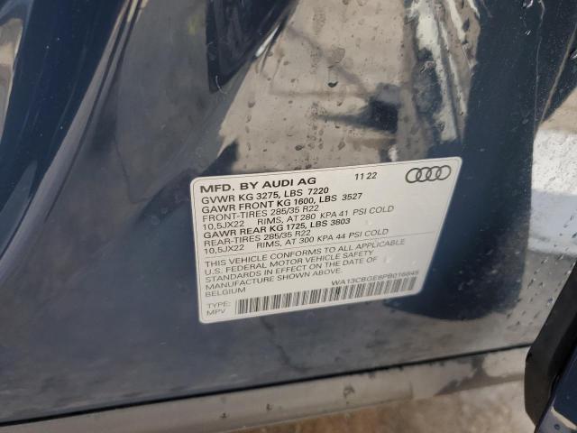2023 AUDI E-TRON S S WA13CBGE8PB016845