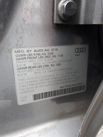 2016 AUDI A4 ALLROAD WA1TFAFL9GA005523