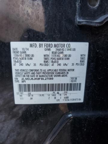 2015 LINCOLN MKX 2LMDJ6JK8FBL27089