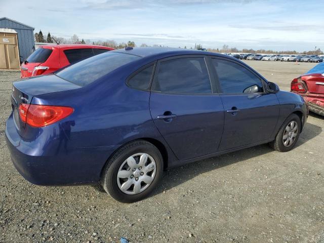 HYUNDAI ELANTRA GL 2007 blue  gas KMHDU46D17U105796 photo #4