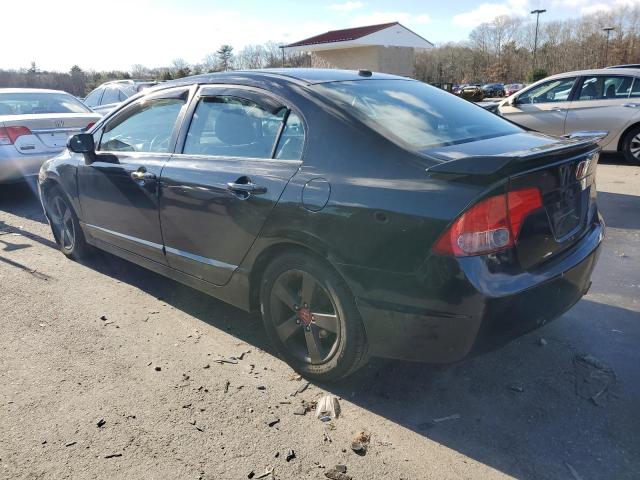 HONDA CIVIC EXL 2008 black sedan 4d gas 2HGFA16998H334622 photo #3