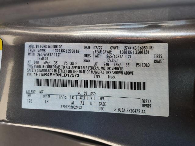 2022 FORD RANGER XL - 1FTER4EH9NLD17573