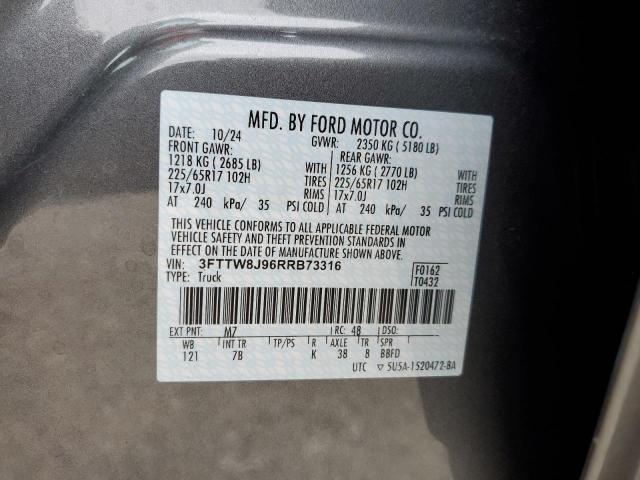 2024 FORD MAVERICK X - 3FTTW8J96RRB73316