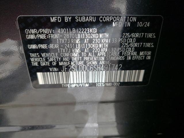 2025 SUBARU FORESTER P - JF2SLDDC6SH491742