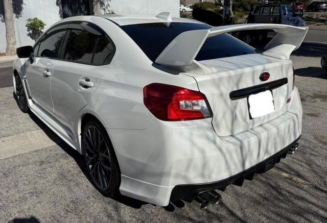 SUBARU WRX STI 2019 white  gas JF1VA2S65K9817551 photo #4