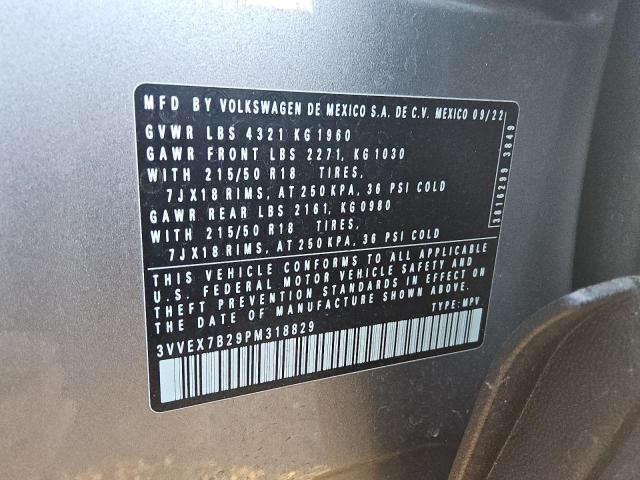 2023 VOLKSWAGEN TAOS SE 3VVEX7B29PM318829