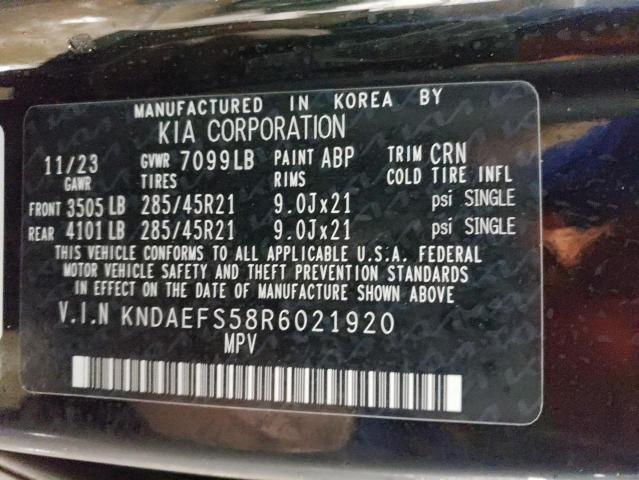 2024 KIA EV9 GT LIN KNDAEFS58R6021920