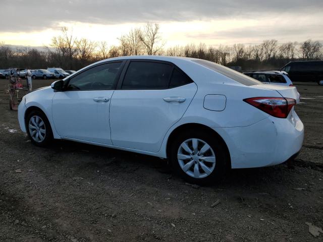 TOYOTA COROLLA L 2015 white  gas 2T1BURHE2FC420858 photo #3