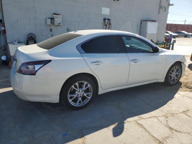 NISSAN MAXIMA S 2014 white  gas 1N4AA5AP7EC490488 photo #4