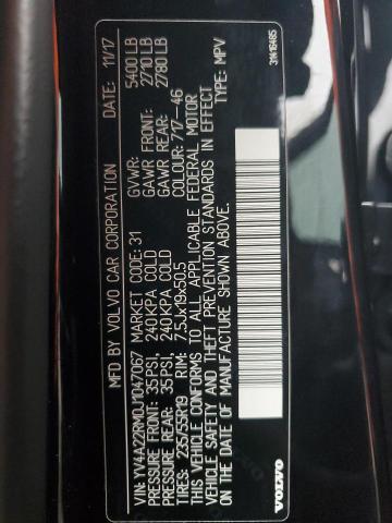 2018 VOLVO XC60 T6 R- YV4A22RM0J1047067
