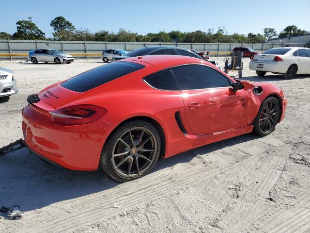 PORSCHE CAYMAN S 2014 red  gas WP0AB2A80EK191347 photo #4