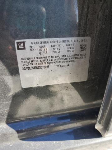 2018 CHEVROLET CRUZE LT - 3G1BE6SM6JS578085